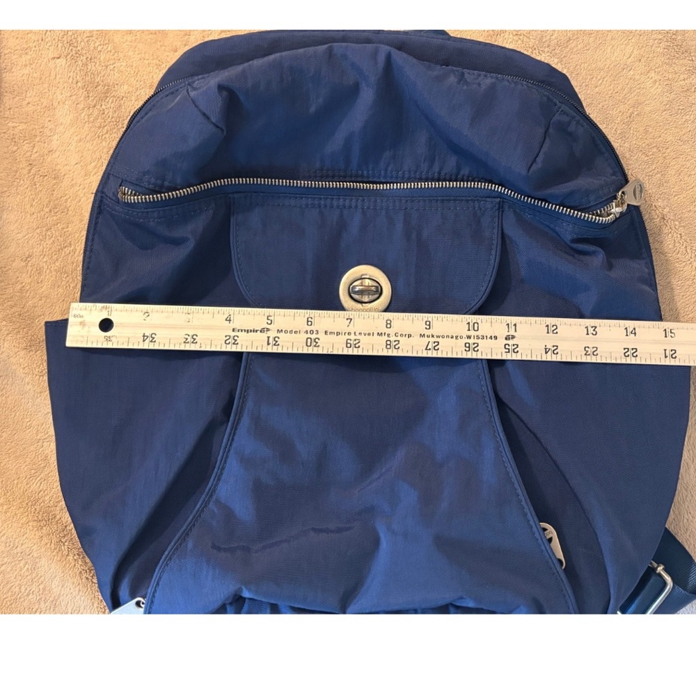 Baggallini Barcelona Laptop Backpack - Blue - Picture 7 of 11